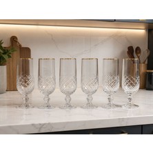 Kristal Kare 6'lı Kahve Yanı Bardağı