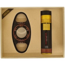 Cohiba Partagas Serie P No:2 Özel Üretim Çakmak Kesici Ikili Puro Seti - TR7934