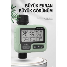 Konk Tools Akıllı Otomatik Bahçe Sulama Zamanlayıcısı - Ipx5 Su Geçirmez & LCD Ekran