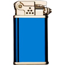 Jobon Tek Torch Pürmüz Gold Lacivert Metal Puro Çakmağı