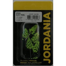 Jordania Jordanıa Maket Ölçekli JE03P-124038 Açık Yeşil Ağaç 1/200 3.8cm. 5'li Tek Paket