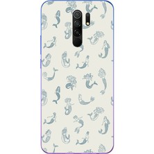 Le Balvo Redmi 9 Uyumlu Deniz Kızları Baskılı Silikon Kılıf
