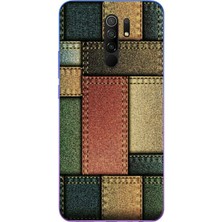 Le Balvo Redmi 9 Uyumlu Kot Cepleri Baskılı Silikon Kılıf