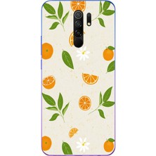 Le Balvo Redmi 9 Uyumlu Mandalinalar Baskılı Silikon Kılıf