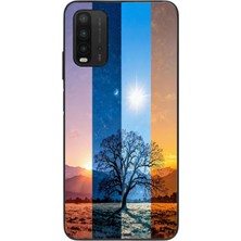 Le Balvo Redmi 9t Uyumlu Gündoğumu Mevsimi Baskılı Silikon Kılıf