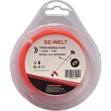 Be-Welt Tırpan Kare Misina- 1.3mm 15 Metre Mini