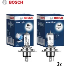 Bosch Halojen Far Ampul H4 Pure Light 12V 60/55W (2 Adet)