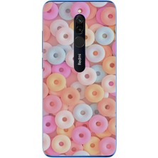 Le Balvo Redmi 8 Uyumlu Renkli Yuvarlak Şekerler Baskılı Silikon Kılıf