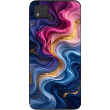 Le Balvo Redmi 9c Uyumlu Renk Katranı Baskılı Silikon Kılıf