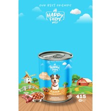 Happy Farm Yavru Yaş Köpek Maması Kuzu Etli 415 gr 36 Adet