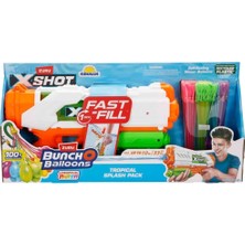  56568 Sun-Zur-X-Shot Water Balon Atan  su Tabancası Bunch O Balloons-X-Shot