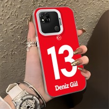 HONTINGA Xiaomi Redmi 9c ile Uyumlu Kılıfı Silikon Kenar Sert Arka Düşüme Önleyici Basitlik Anti Düşme Kamera Korumali Dünya Kupası 13 Numara Deniz Gül Desen Telefon Kılıfı K1-1216