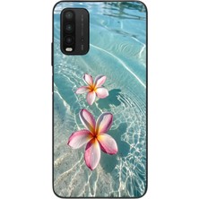 Le Balvo Redmi 9t Uyumlu Denizde Çiçekler Baskılı Silikon Kılıf