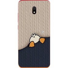 Le Balvo Redmi 8A Uyumlu Şaşkın Ördek Baskılı Silikon Kılıf