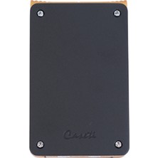Caseti Çift Torch Pürmüz & Tek Torch Mum Alev Delicili Siyah Gold Metal Puro Çakmağı