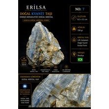 Erilsa Sertifikalı Doğal Kyanit Taşı Kütle – Ham Mavi Kristal Koleksiyonluk Mineral Taşı No7