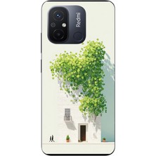 Le Balvo Redmi 12C Uyumlu Sarmaşıklı Ev Baskılı Silikon Kılıf