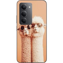 Le Balvo Redmi 15 Uyumlu Sevgili Lamalar Baskılı Silikon Kılıf