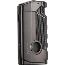 Quantoro 3 Torch Pürmüz Gunmetal Metal Puro Çakmağı - TRZ1043