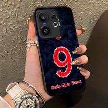 HONTINGA Vivo X200 Fe ile Uyumlu Kılıfı Silikon Kenar Sert Arka Düşüme Önleyici Basitlik Anti Düşme Kamera Korumali Dünya Kupası 9 Numara Barış Alper Yılmaz Desen Telefon Kılıfı K1-1212