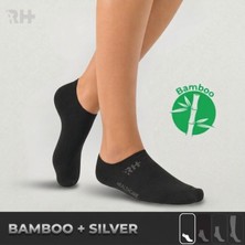 Rider Healthcare Cryo Silver + Bambu Patik Gümüş İplikli Çorap