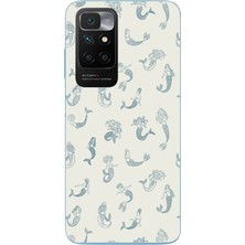 Le Balvo Redmi 10 2022 Uyumlu Deniz Kızları Baskılı Silikon Kılıf