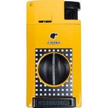Cohiba Çift Torch Pürmüz Sarı Puro Çakmağı - TR8968