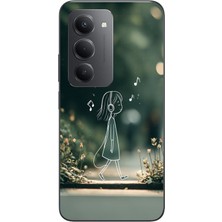 Le Balvo Redmi 15 Uyumlu Neon Kız Çocugu Baskılı Silikon Kılıf
