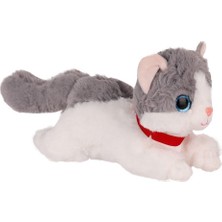 Parla Home KZL-2309034 Peluş Kedi 25 Cm-Kızılkaya Oyuncak