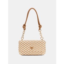 Guess Tessi Kapaklı Kadın Kahverengi Omuz Çantası HWWG7691190-CGM