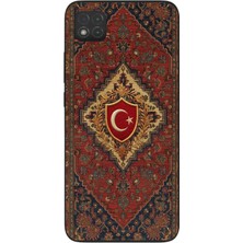 Le Balvo Redmi 9c Uyumlu Türkiye Bayraklı Halı Baskılı Silikon Kılıf