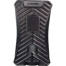 Cohiba Çift Torch Pürmüz Gunmetal Puro Çakmağı - TR8997