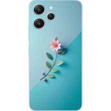 Le Balvo Redmi 12 Uyumlu Çiçeğin Pembesi Baskılı Silikon Kılıf