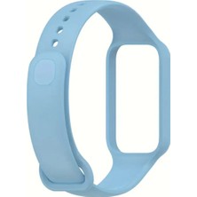 Nanospace Xiaomi Mi Band 9 Active / Redmi Band 3 Için Kordon Ayarlanabilir Silikon Spor Saat Kayışı