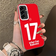 HONTINGA Samsung Galaxy A36 5g ile Uyumlu Kılıfı Silikon Kenar Sert Arka Düşüme Önleyici Basitlik Anti Düşme Kamera Korumali Dünya Kupası 17 Numara Irfan Can Kahveci Desen Telefon Kılıfı K1-1220