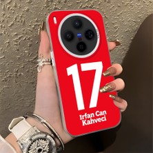 HONTINGA Vivo X300 ile Uyumlu Kılıfı Silikon Kenar Sert Arka Düşüme Önleyici Basitlik Anti Düşme Kamera Korumali Dünya Kupası 17 Numara Irfan Can Kahveci Desen Telefon Kılıfı K1-1220