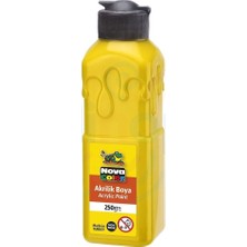 Minopi Nova Color Akrilik Boya 250 ml - Sarı