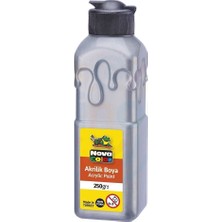 Minopi Nova Color Akrilik Boya 250 ml - Gümüş