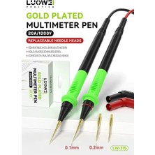 OEM Luoweı LW-315 1000V / 20A Profosyonel Paslanmaz Çelik Ince Uçlu Prob Kablo