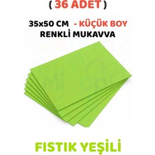 Minopi Açık Yeşil Renkli Mukavva 36 Adet 35X50 cm Sert Karton Mukavva