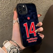 HONTINGA iPhone 11 Pro Max ile Uyumlu Kılıfı Silikon Kenar Sert Arka Düşüme Önleyici Basitlik Anti Düşme Kamera Korumali Dünya Kupası 14 Numara Abdülkerim Bardakçı Desen Telefon Kılıfı K1-1217