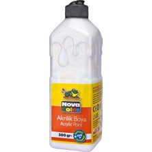 Minopi Nova Color Akrilik Boya 500 ml - Beyaz