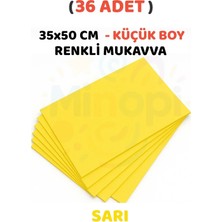 Minopi Sarı Renkli Mukavva 36 Adet 35X50 cm Sert Karton Mukavva