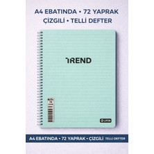 Minopi A4 Telli Pp Kapak 72 Yaprak Çizgili Defter