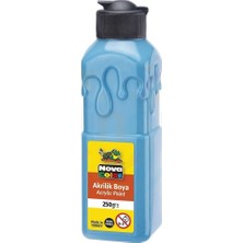 Minopi Nova Color Akrilik Boya 250 ml - Turkuaz