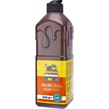 Minopi Nova Color Akrilik Boya 500 ml - Kahverengi