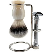 Hans Baier Metal Tıraş Fırçası ve Razor Standı
