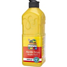 Minopi Nova Color Akrilik Boya 500 ml -Sarı