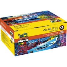 Minopi Nova Color Akrilik Boya 12X30 ml