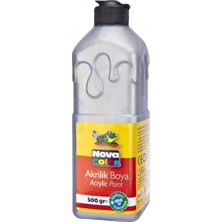 Minopi Nova Color Akrilik Boya 500 ml - Gümüş